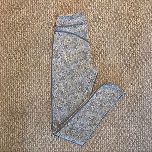 Gymshark Grey Fleur Texture Leggings XS